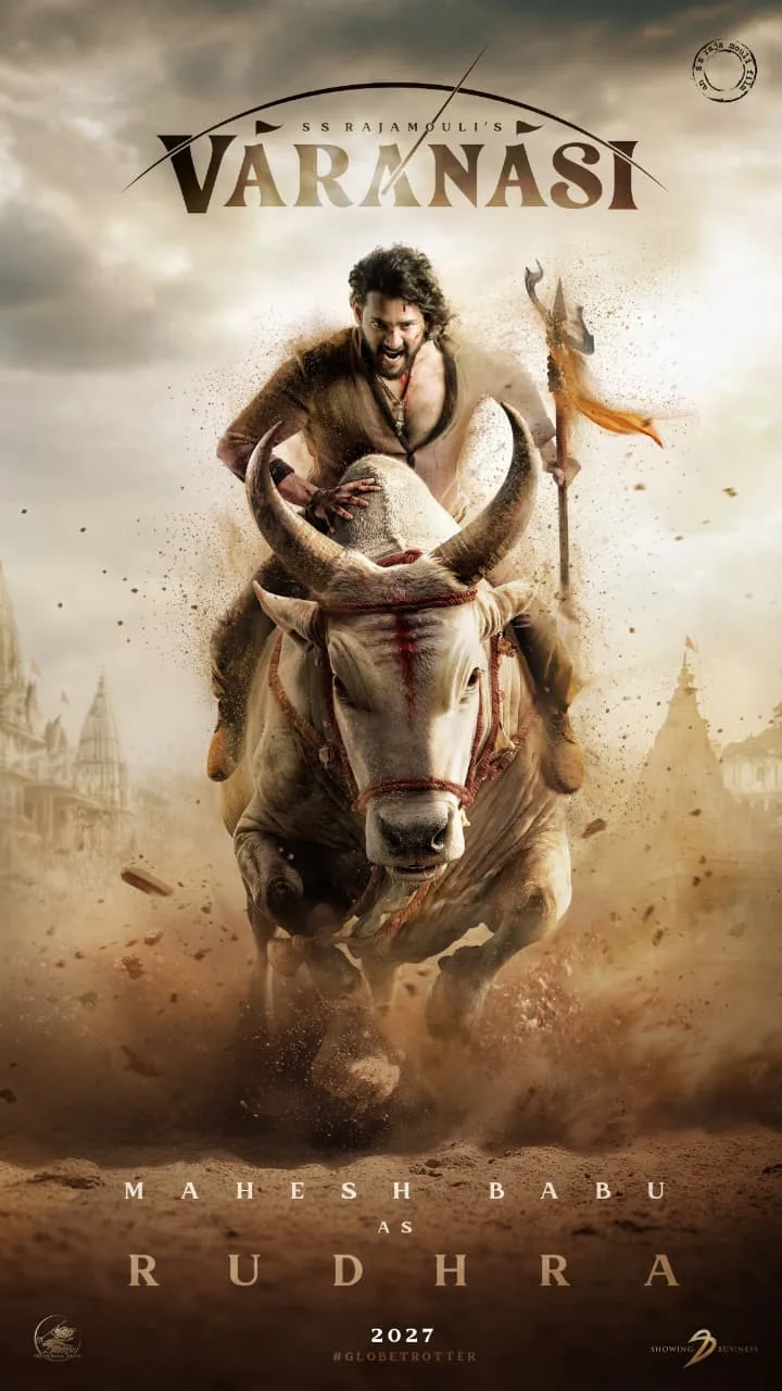 Mahesh Babu in varanasi rudra look